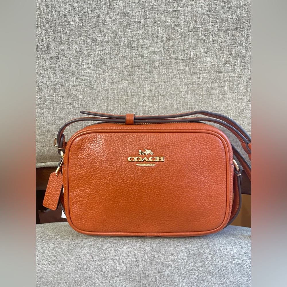 NWT!COACH MINI JAMIE CAMERA BAG(COACH CQ875)IM/SUNSET fast shipping - Picture 1 of 10